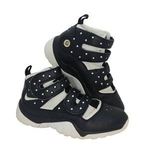NIKE AIR ZOOM SHARKLEY Boy's Black & White HiTop Sneakers - Size: 5 1/2Y RARE!